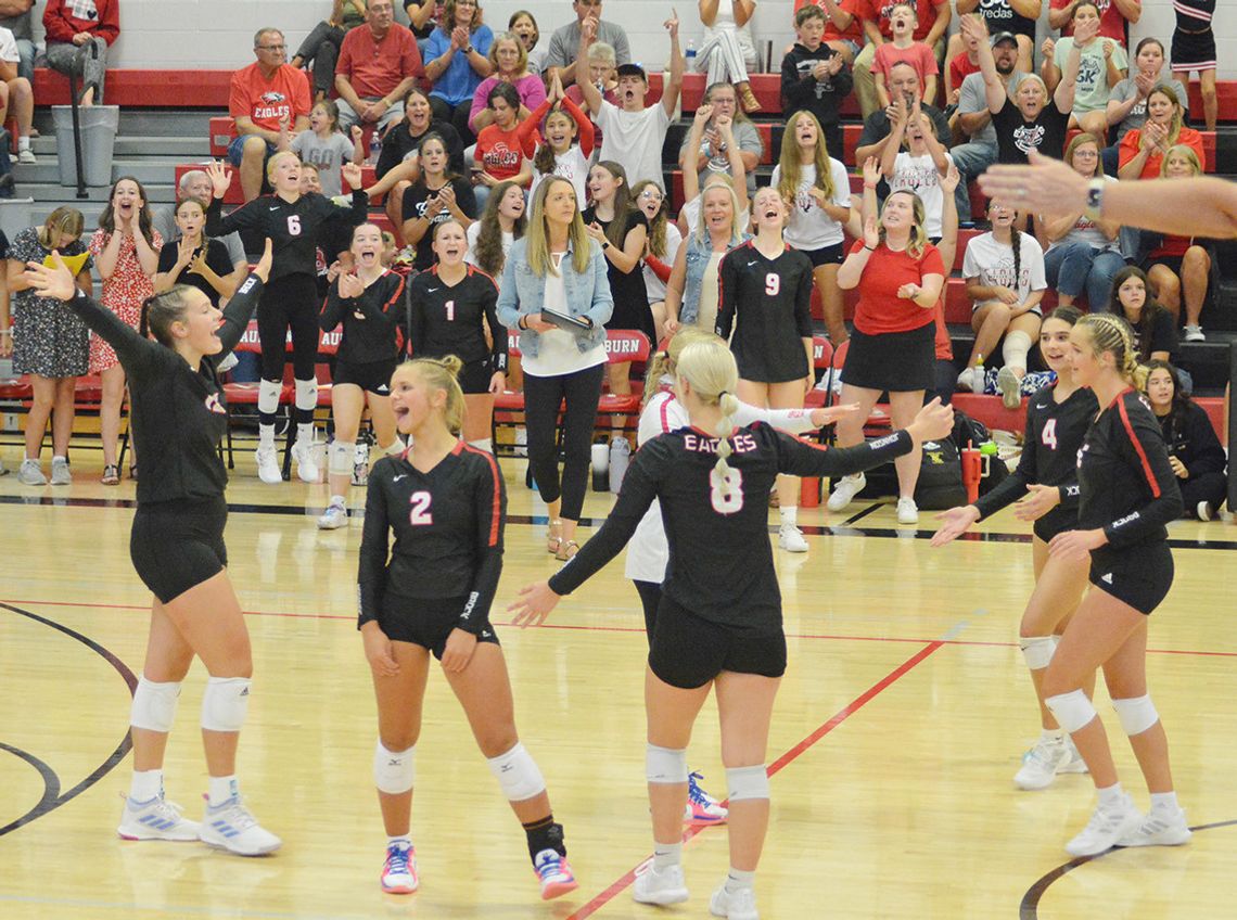 Lady Eagles Ace Bulldogs in Nemaha County Clash