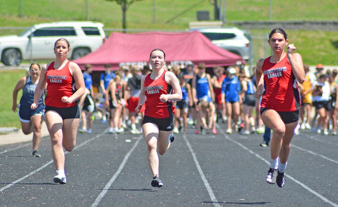 Lady Eagles Break School Relay Record on Way to District Track & Field Title