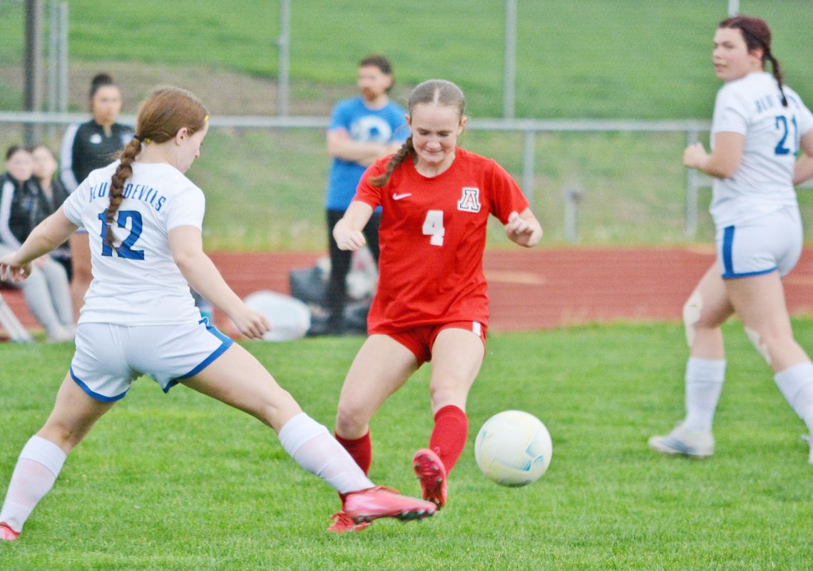 Lucy Christiansen Nets Two Goals Against Nebraska City