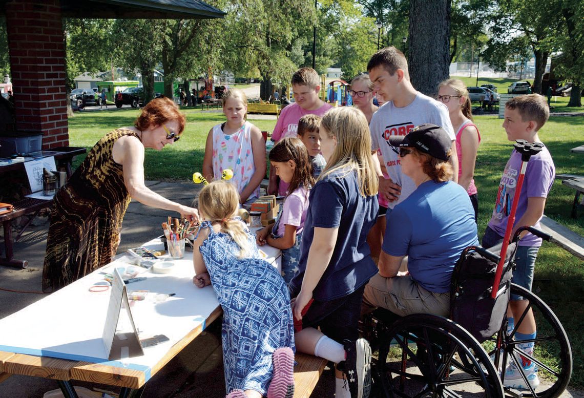 Margaret Berry Shares Love Of The Magic of Wax Art at Honeybee Festival