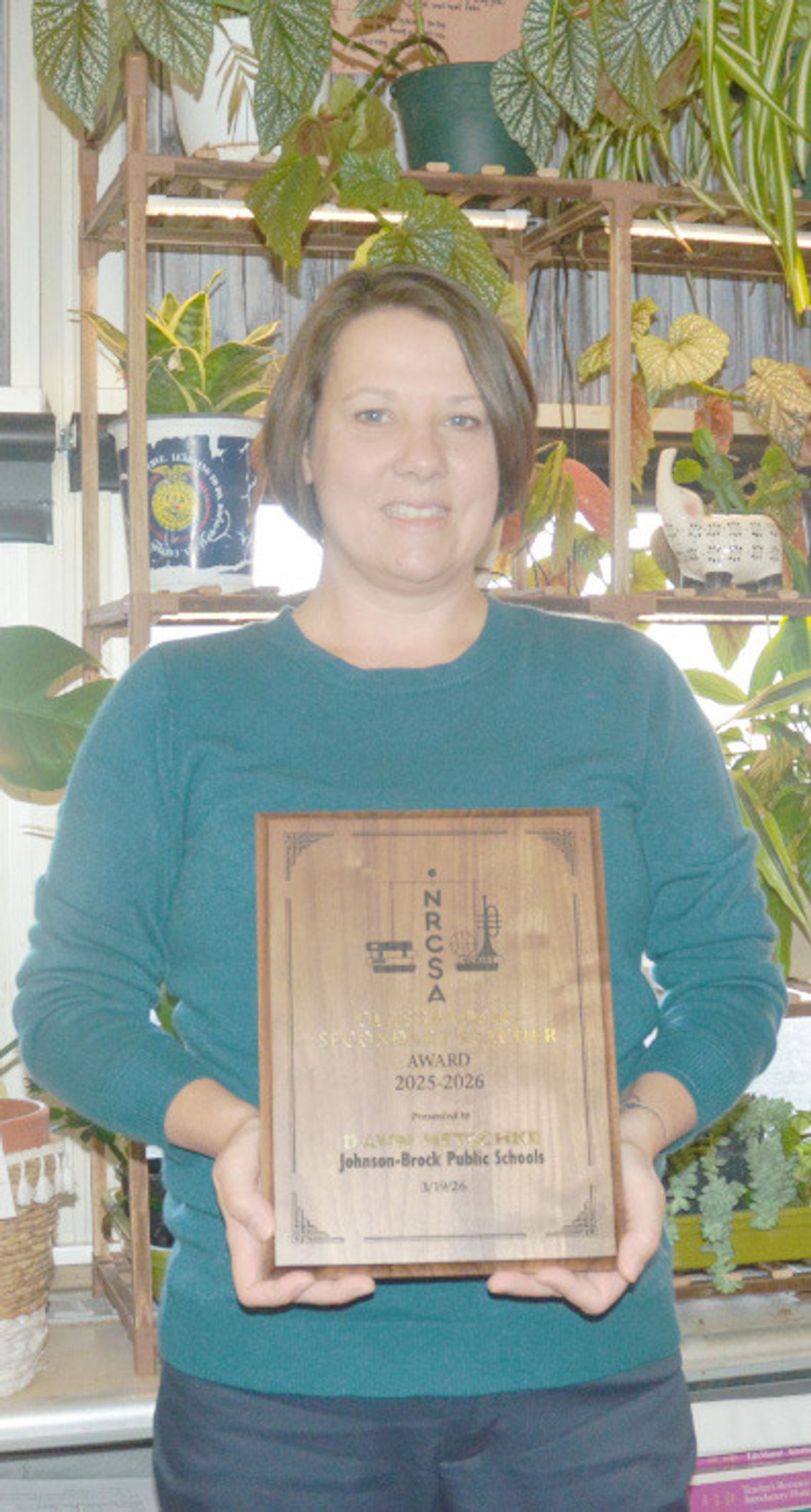 Metschke Named NRCSA Outstanding Secondary Teacher of the Year