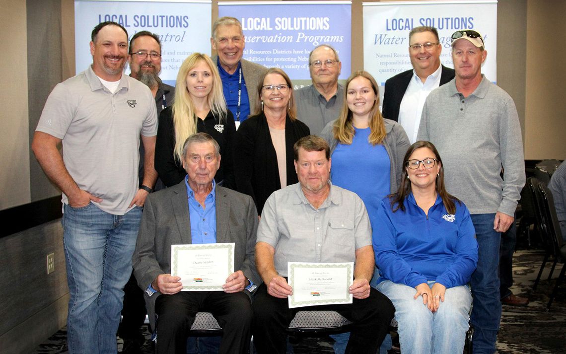 Nemaha NRD Employees and Director Recognized for Years of Service