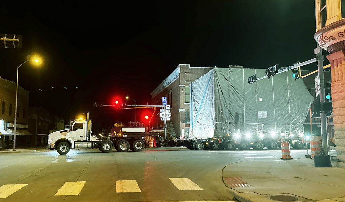 Oversized Loads Start Passing Through Auburn Along Highway 136