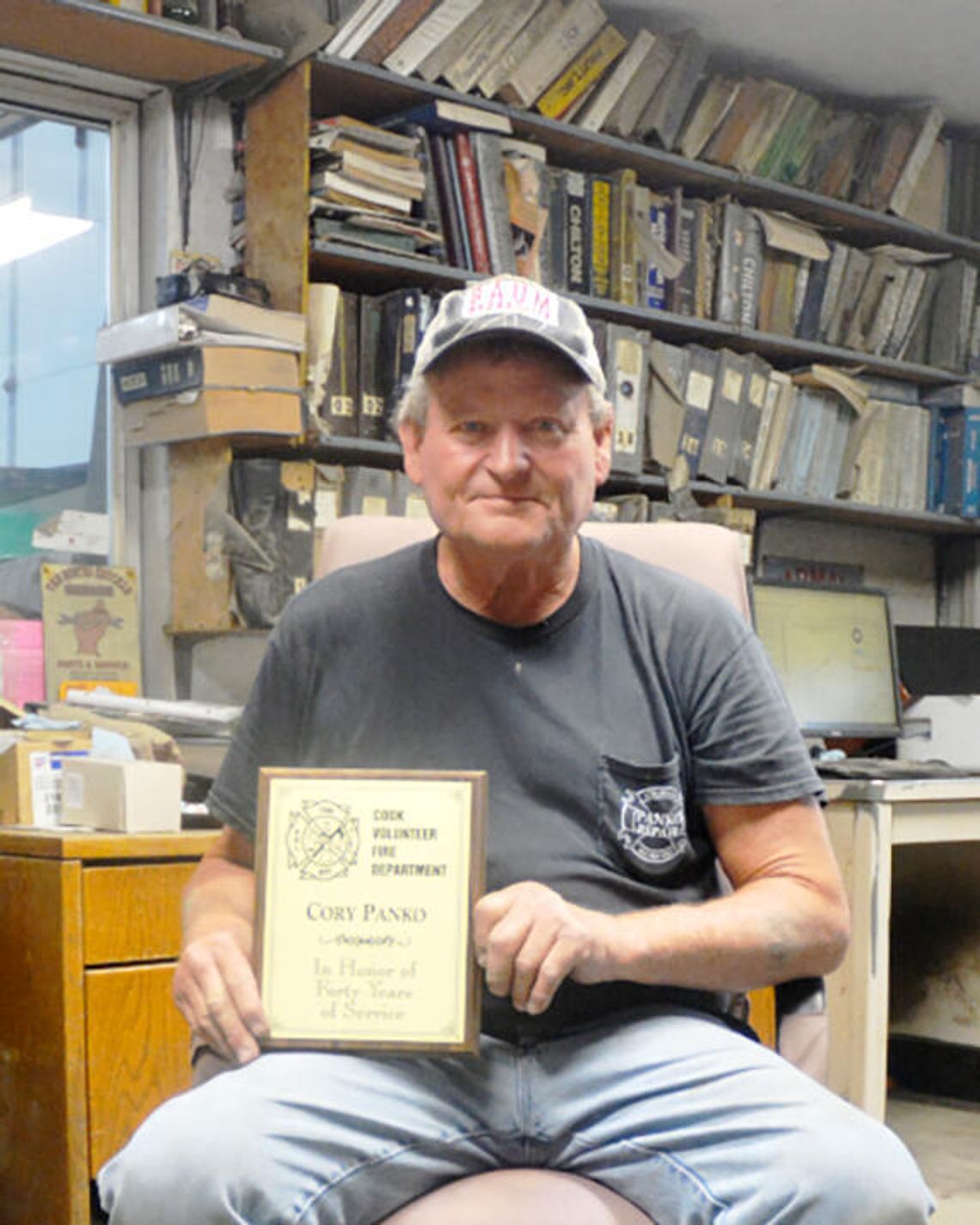 Panko Honored for 40 Years of Service as Cook Firefighter Panko Honored for 40 Years of Service as Cook Firefighter