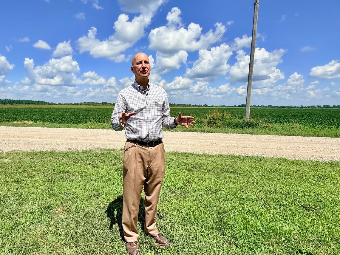 Senator Ricketts Speaks on Levee Repairs Near Peru as Part of $300M in Regional Projects Senator Ricketts Speaks on Levee Repairs Near Peru as Part of $300M in Regional Projects