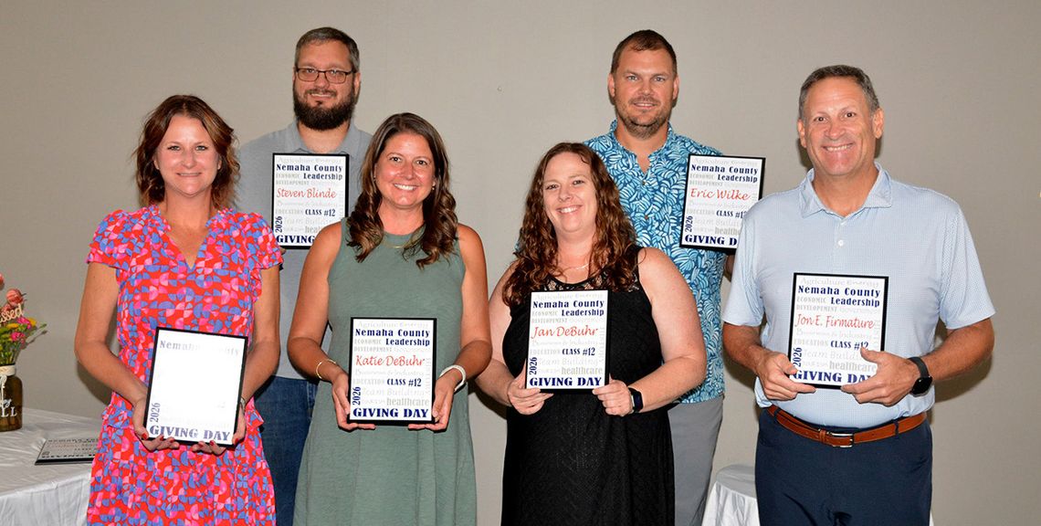 Seven Complete Nemaha County Leadership Class 12 with Giving Day Focus
