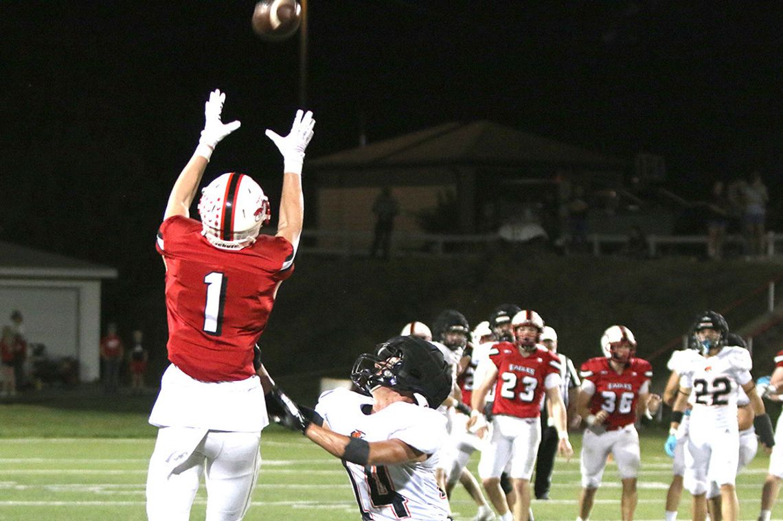 Seven Eagles Score Touchdowns as D1’s Top Team Scores 88 Against Falls City
