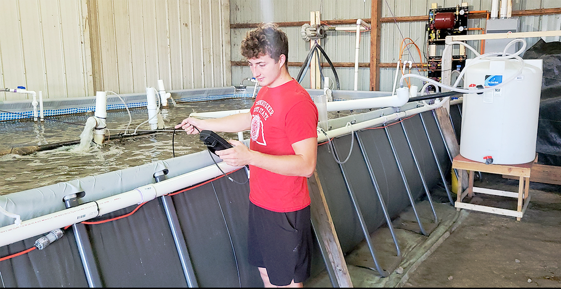 Shrimp Farm Becomes Long-Term Business for Nolan Wellensiek