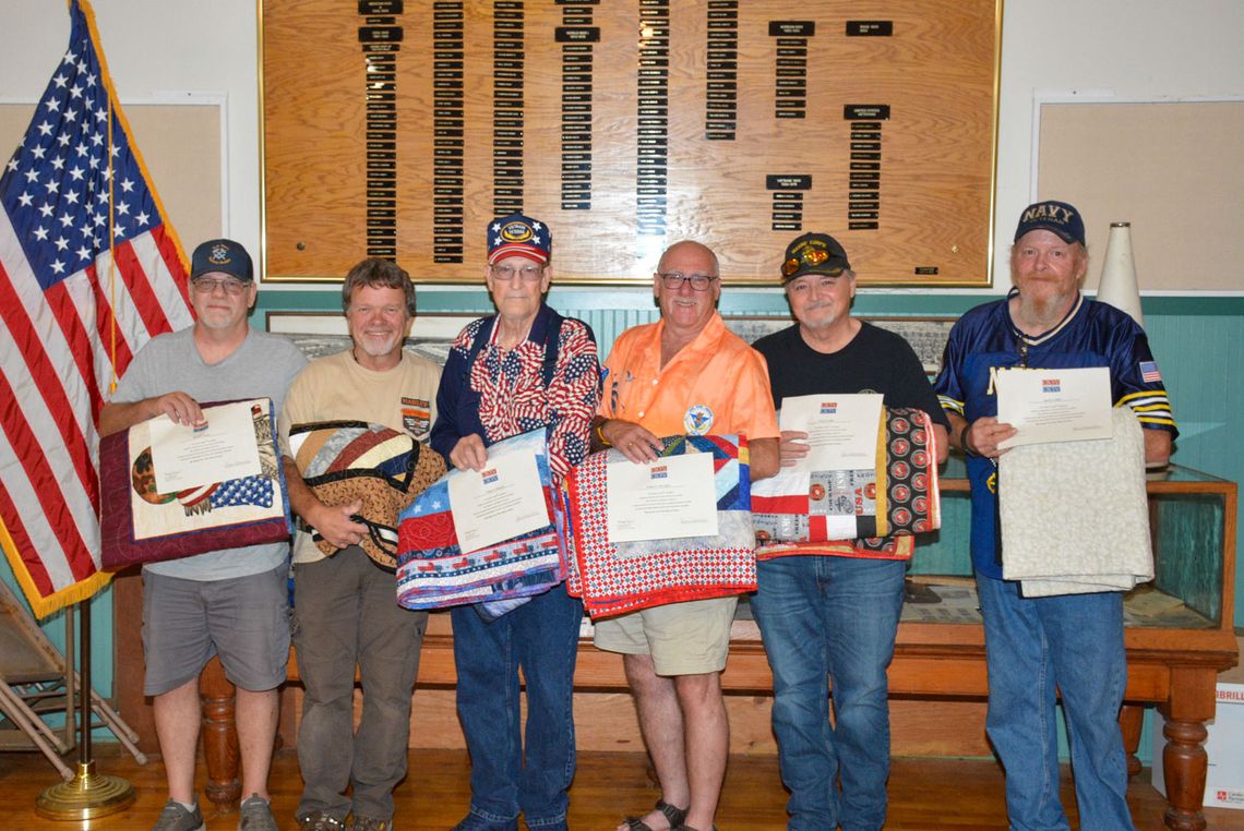 Six Quilts of Valor Presented at Brownville Freedom Celebration Six Quilts of Valor Presented at Brownville Freedom Celebration