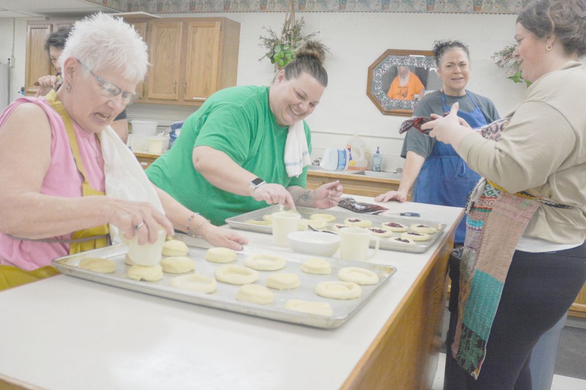 St. Mary’s Church Women Encourage Younger Members to Help Bake Kolaches