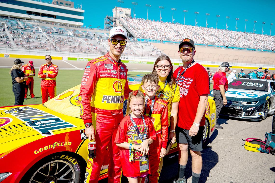Sterling Third Grader Spends Race Weekend with Joey Logano