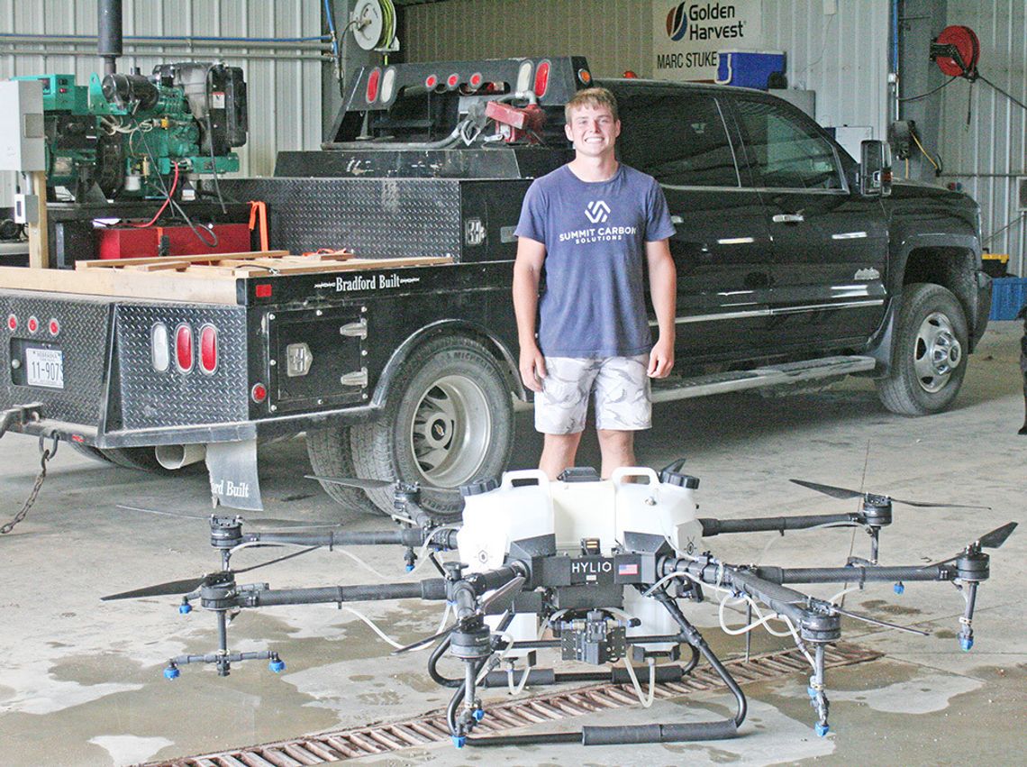 Stukenholtz Family Embraces Drone Technology for Safer Way to Spray Crops