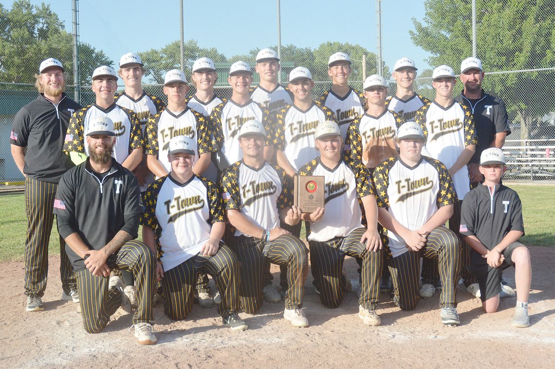 Tecumseh Legion Seniors Top Elmwood-Murdock Twice to Claim Second Straight Area Tournament Championship; Split First Two Games at State in Sutton