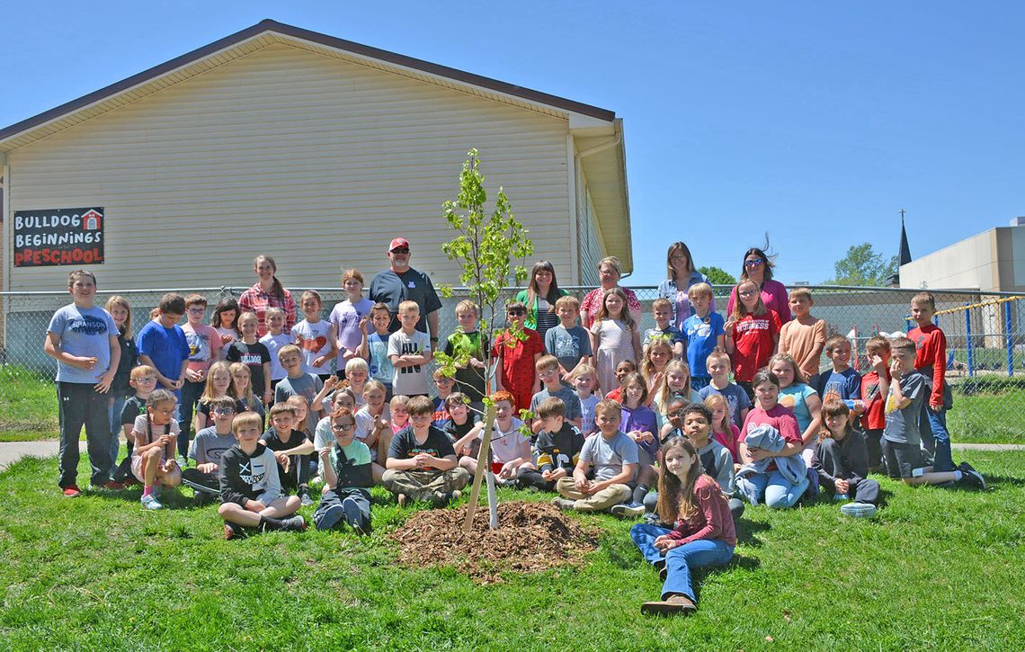 Tree Planting, Book Presentation Highlight Arbor Day in Auburn