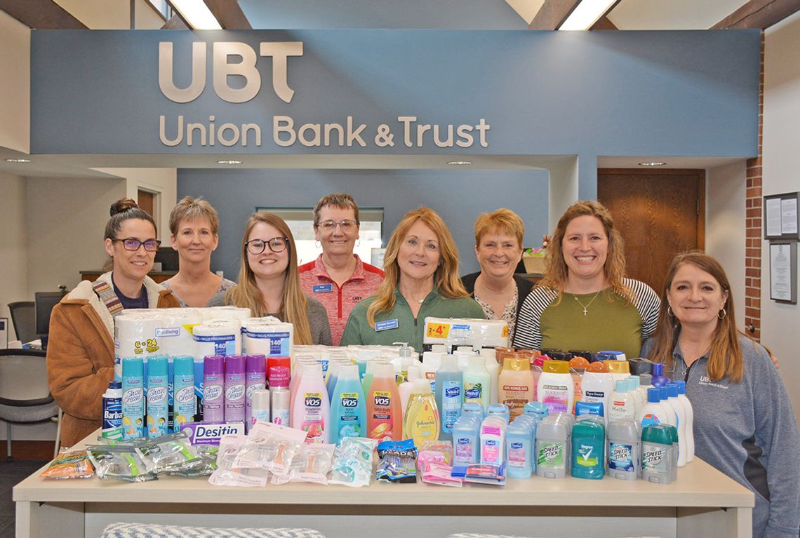 Union Bank & Trust Employees Donate Items to Project Response