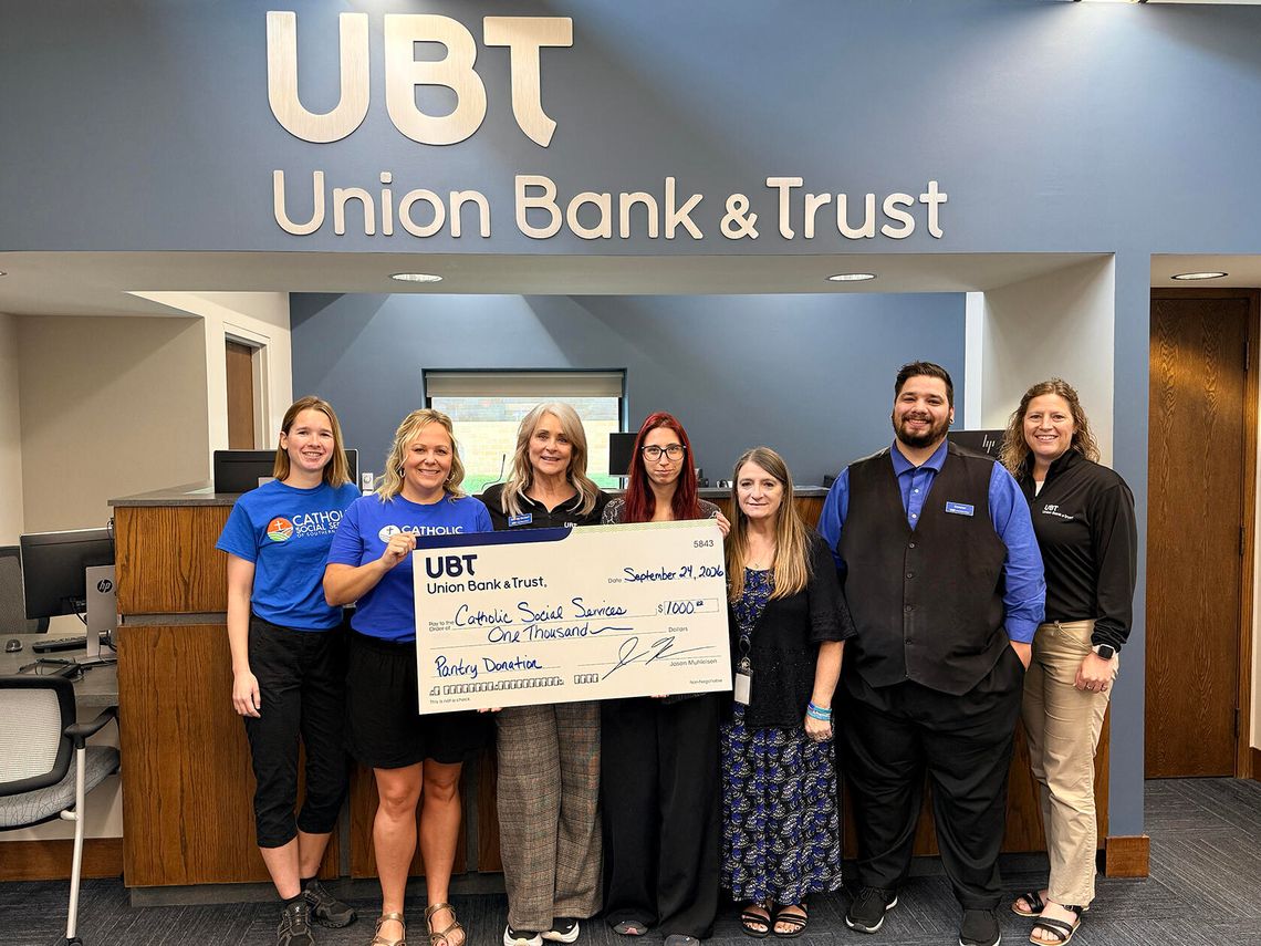 Union Bank & Trust Supports Catholic Social Services Union Bank & Trust Supports Catholic Social Services