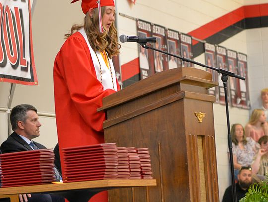 Valedictorian and Senior Class President, Anna Schlange